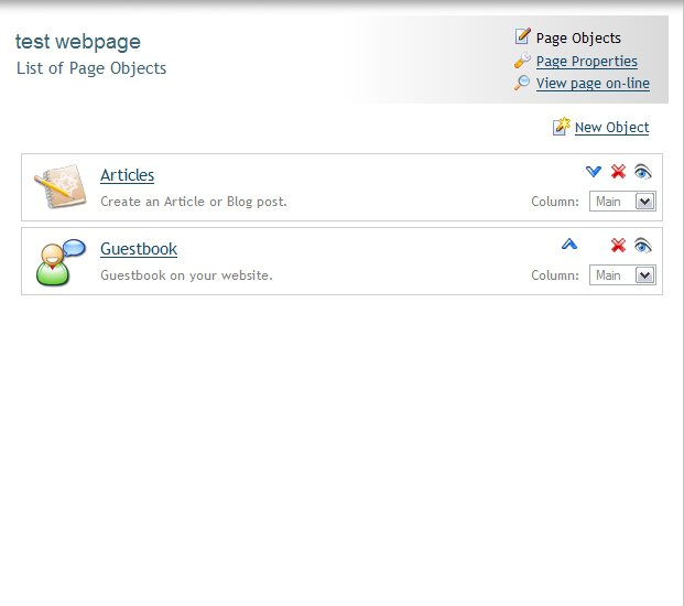 Articles´ Object
