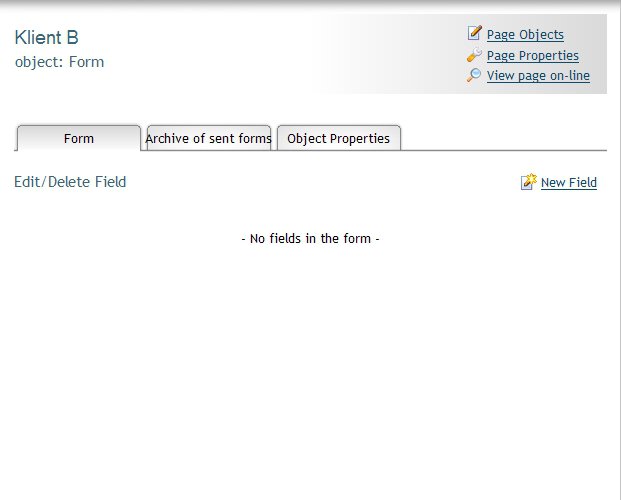 Creating a form