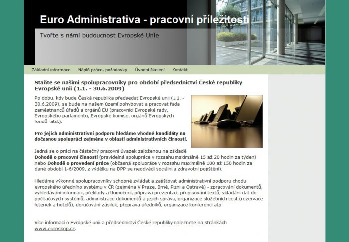 euro administrativa. byznysweb.cz