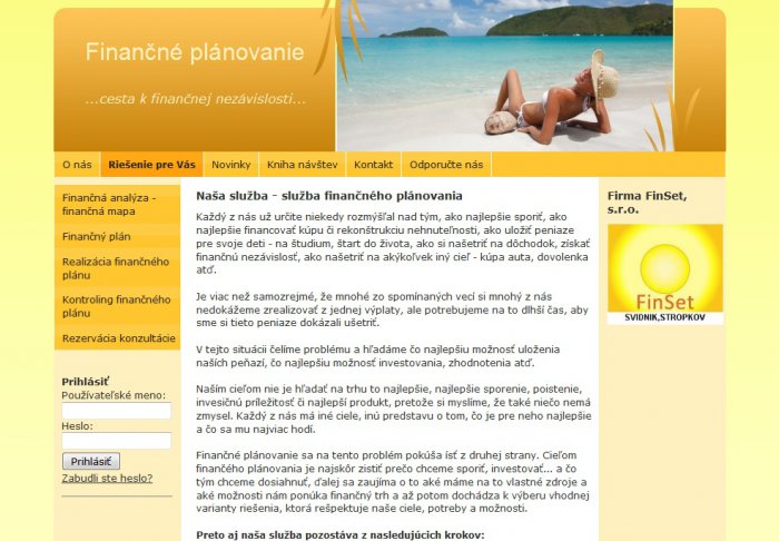financny plan
