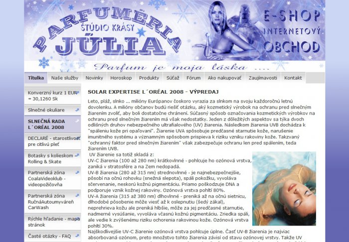 www.parfumeriajulia.sk