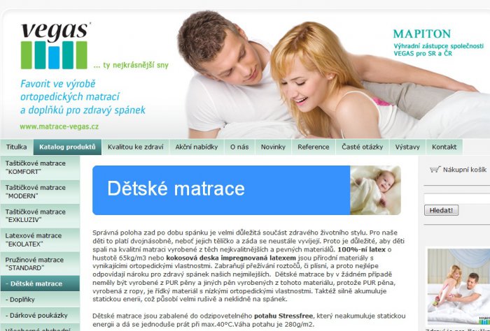 www.matrace  vegas.cz