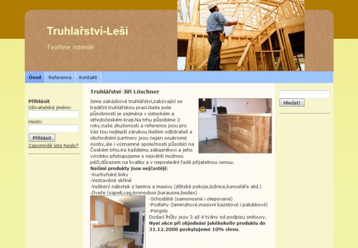 www.truhlarstvi lesi.cz